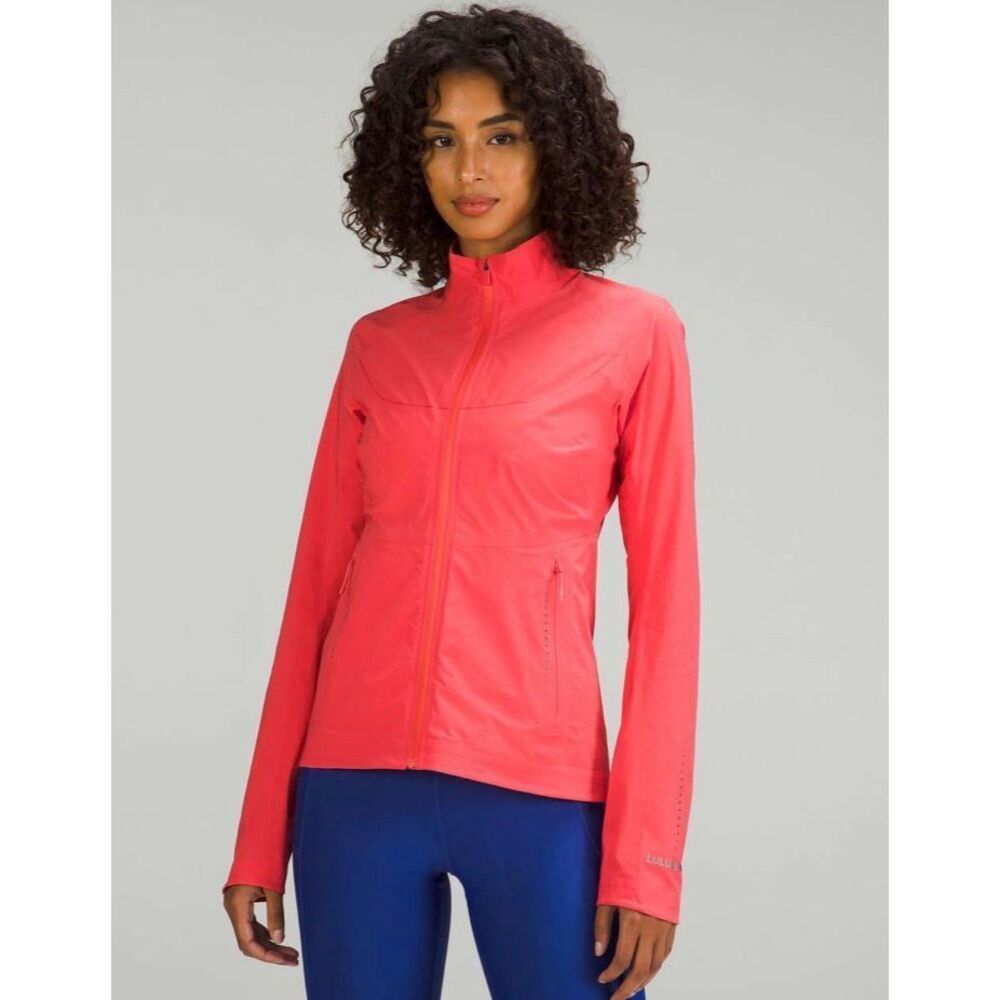 Lululemon Fast Free red/pink Windbreaker size 6